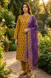 Sadia Saeed Unstitched Printed Lawn 3pc