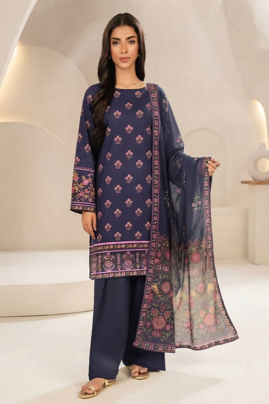 Lime Light Unstitched Printed Lawn 3pc