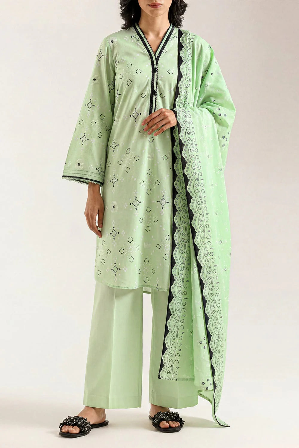 Saya Unstitched Printed Lawn 3pc