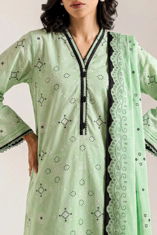 Saya Unstitched Printed Lawn 3pc