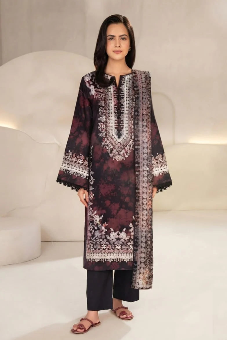 Lime Light Unstitched Printed Lawn 3pc