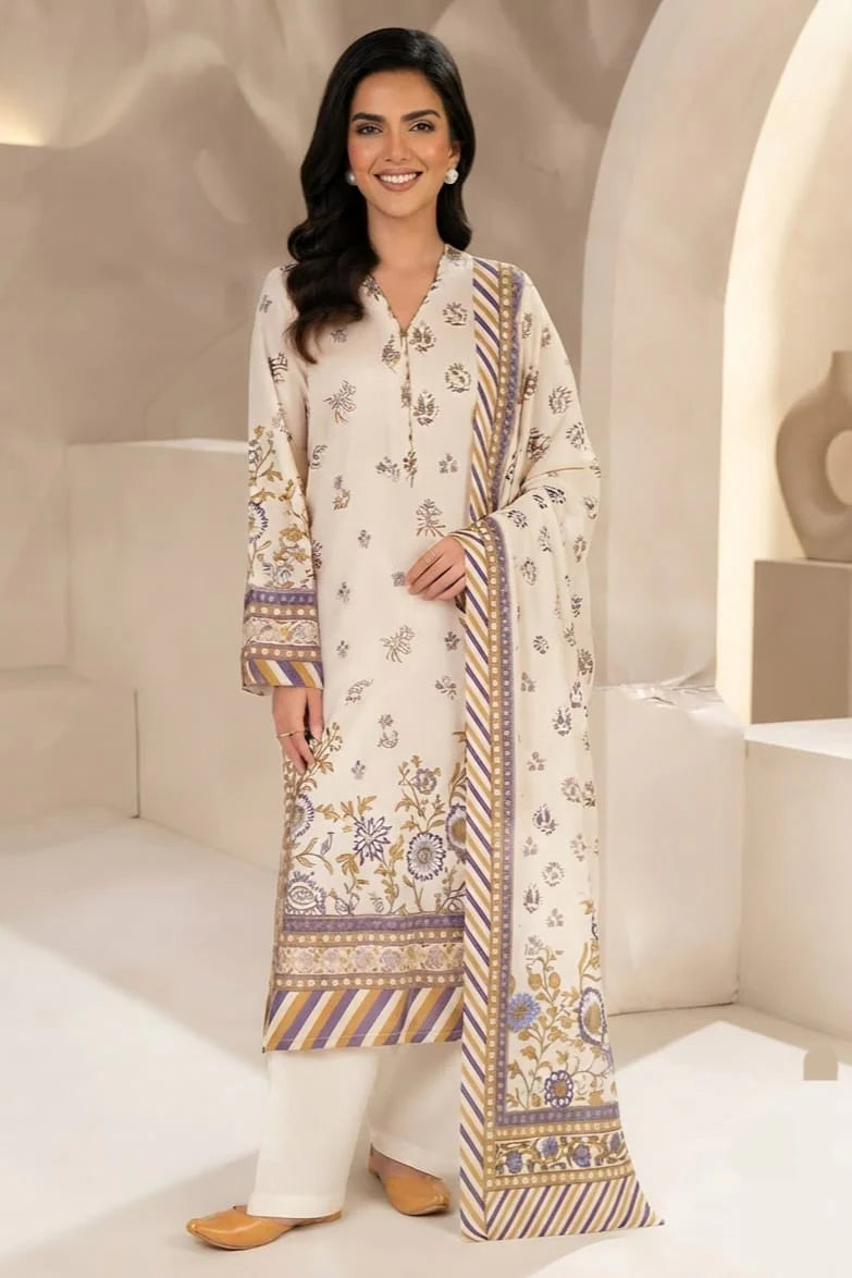 Lime Light Unstitched Printed Lawn 3pc