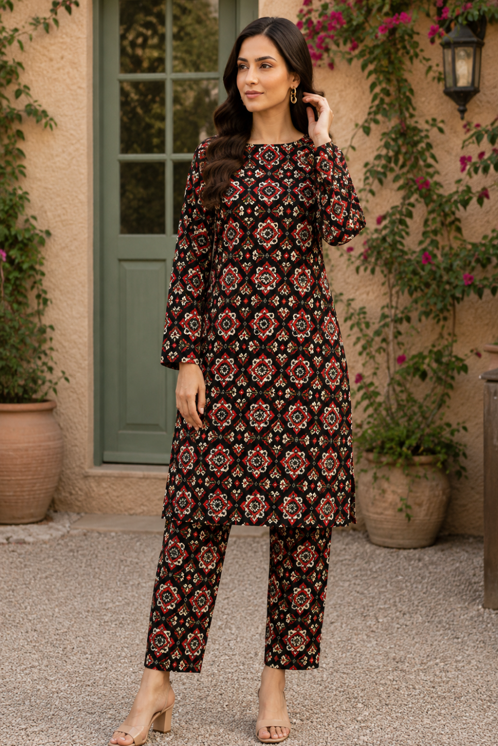 Sadia Saeed Unstitched Printed Cambric 2pc