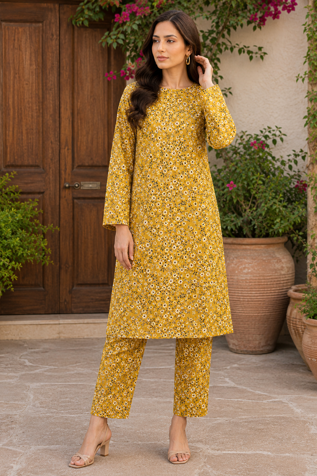 Sadia Saeed Unstitched Printed Cambric 2pc