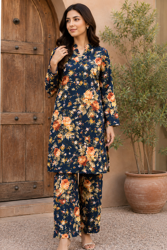Sadia Saeed Unstitched Printed Cambric 2pc