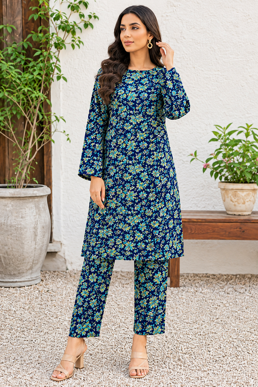 Sadia Saeed Unstitched Printed Cambric 2pc