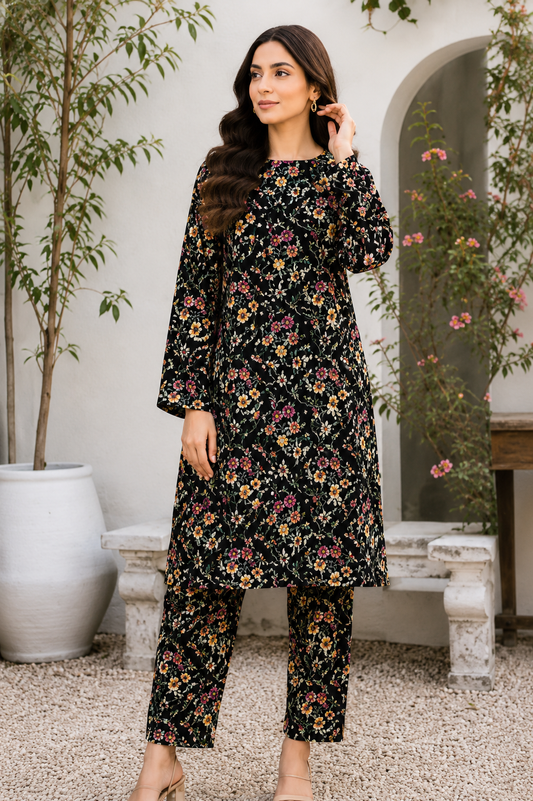 Sadia Saeed Unstitched Printed Cambric 2pc