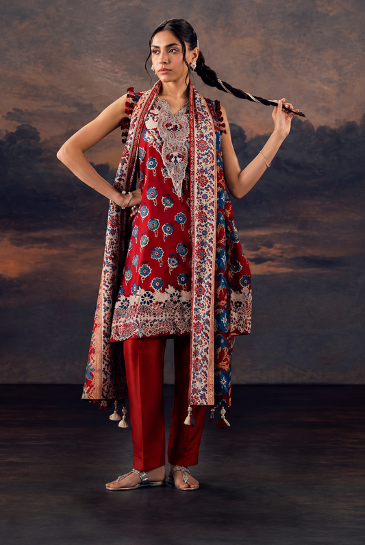 Nishat Unstitched Printed Lawn 3pc