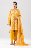 Nishat Unstitched Printed Lawn 3pc