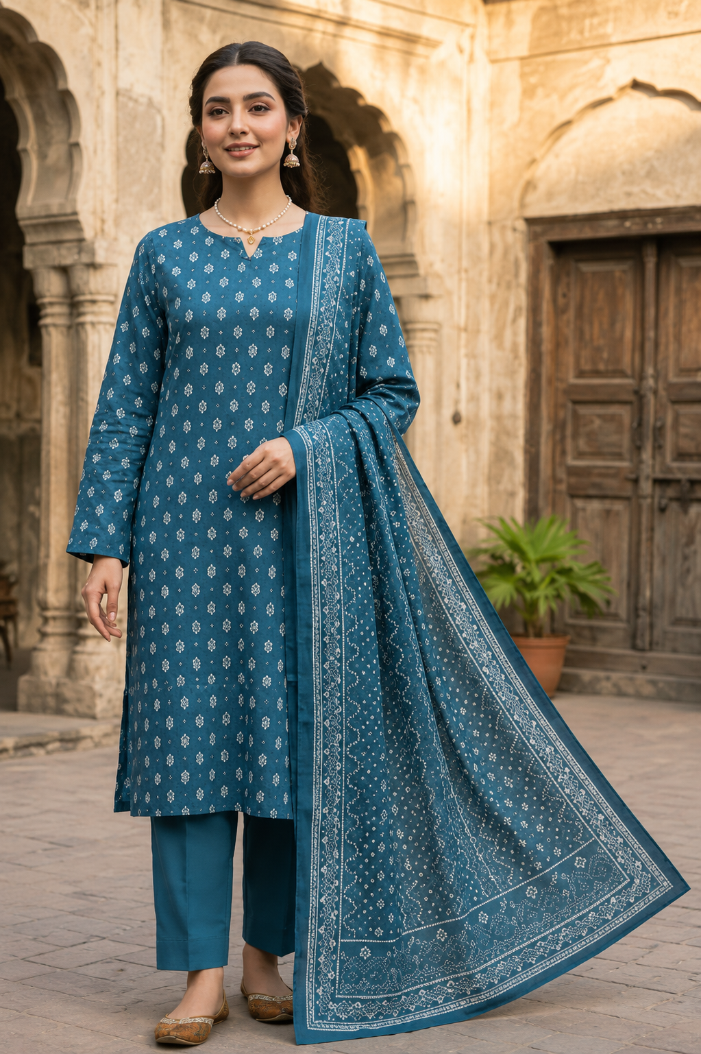 COCO Unstitched Printed Lawn 3pc