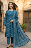 COCO Unstitched Printed Lawn 3pc