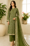 COCO Unstitched Printed Lawn 3pc