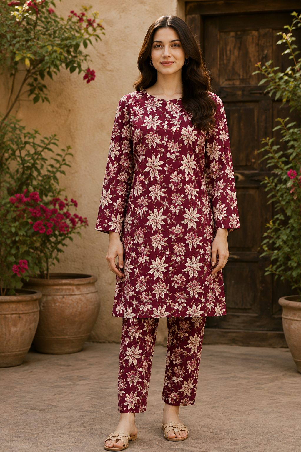 Sadia Saeed Unstitched Printed Cambric 2pc