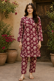 Sadia Saeed Unstitched Printed Cambric 2pc