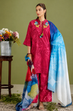 COCO Unstitched Printed Lawn 3pc