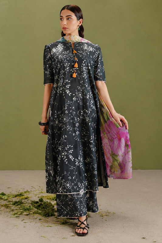 COCO Unstitched Printed Lawn 3pc