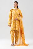 Nishat Unstitched Printed Lawn 3pc