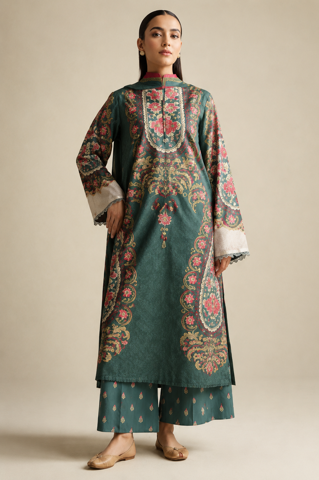 COCO Unstitched Printed Lawn 3pc