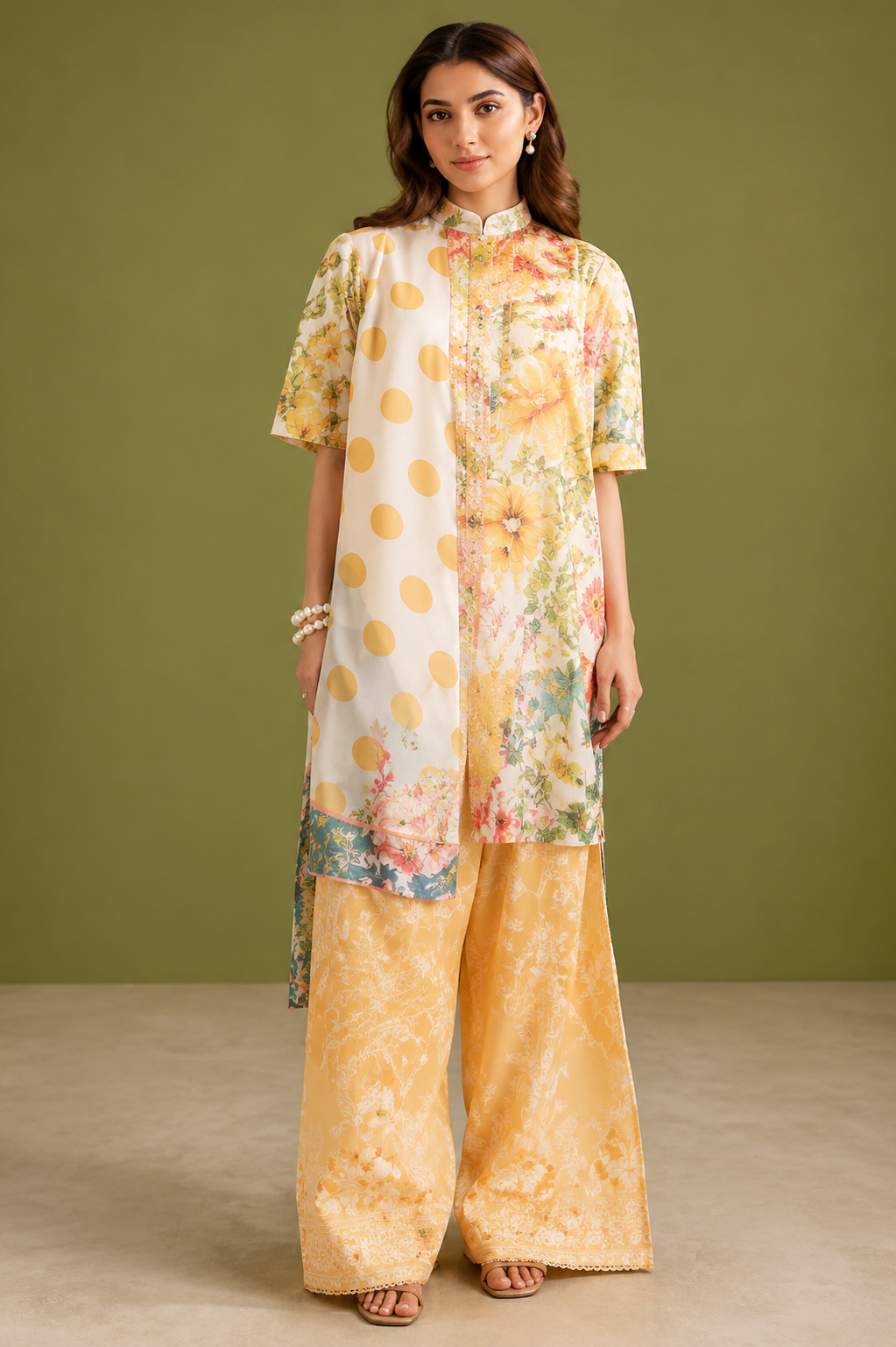 COCO Unstitched Printed Lawn 3pc
